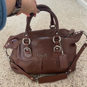 Coach leather bag